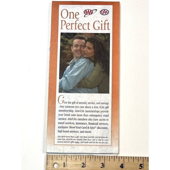 2000 AAA Northeastern States and Provinces Tourism Travel Transportation MAP EUC - Picture 3 of 5